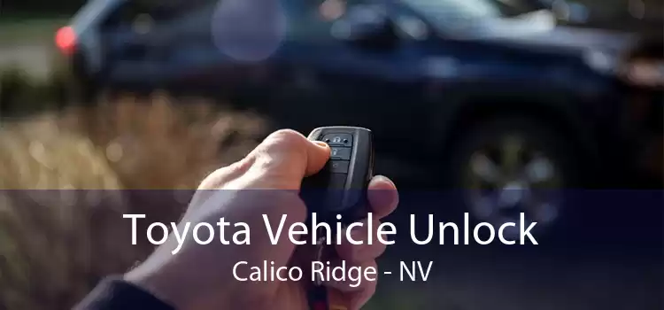 Toyota Vehicle Unlock Calico Ridge - NV
