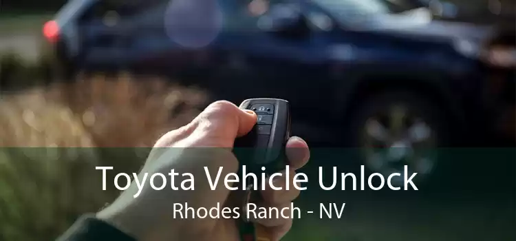 Toyota Vehicle Unlock Rhodes Ranch - NV