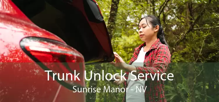 Trunk Unlock Service Sunrise Manor - NV