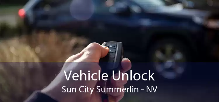 Vehicle Unlock Sun City Summerlin - NV