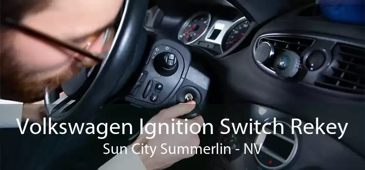 Volkswagen Ignition Switch Rekey Sun City Summerlin - NV