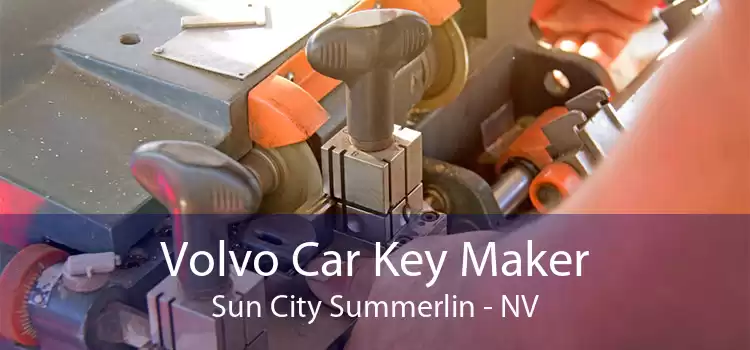 Volvo Car Key Maker Sun City Summerlin - NV