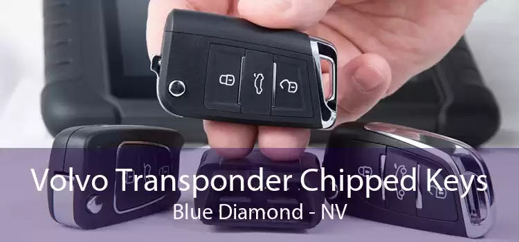 Volvo Transponder Chipped Keys Blue Diamond - NV