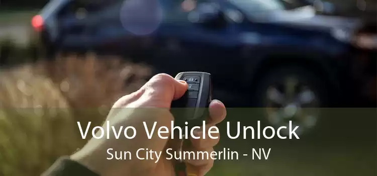 Volvo Vehicle Unlock Sun City Summerlin - NV